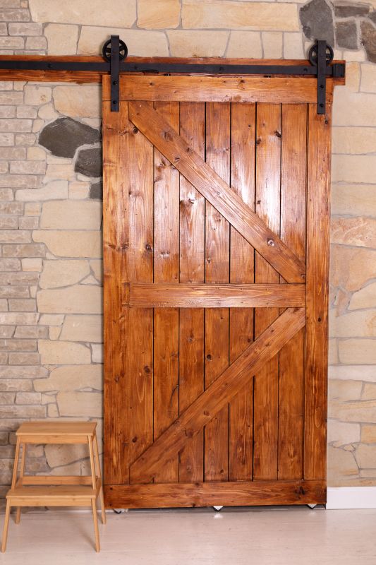 Wood Sliding Door Installation in Conroe, TX